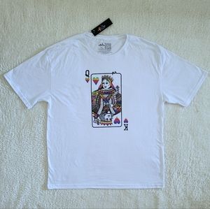 PH The Phluid Project Queen👸 and King🫅 Duo✌️ Playing Card Graphic Tee👕 - NWT